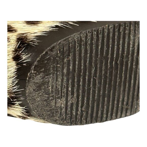 Matisse Nugent Leopard Calf Hair Leather Ankle Boots Booties Sz 7.5 Brown Ombre - Picture 14 of 16